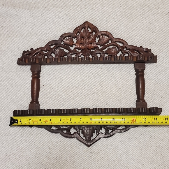 Souvenir Spoon Wall Mounted Wood Display Rack Holder Organizer - set of 3 - Picture 6 of 11